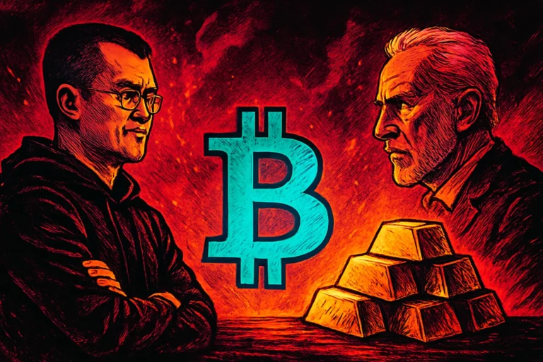 CZ趙長鵬將與比特幣大反派Peter Schiff辯論！數位黃金BTC vs. 代幣化黃金：誰更滿足貨幣屬性？
